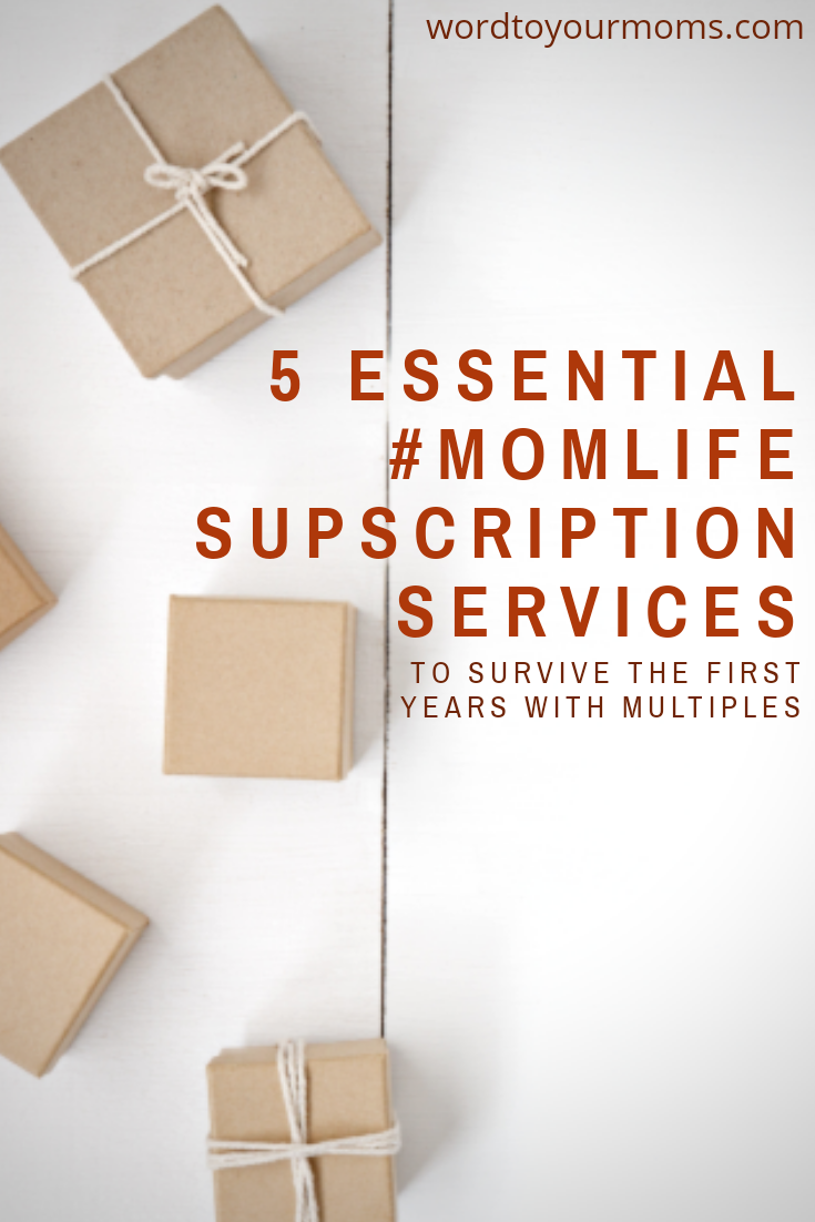 5 Essential #Momlife Subscription Services to Survive the First Year with Multiples.