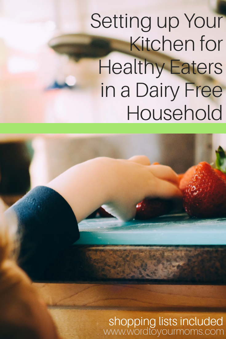 Setting up Your Kitchen for Healthy Eaters in a Dairy Free Household