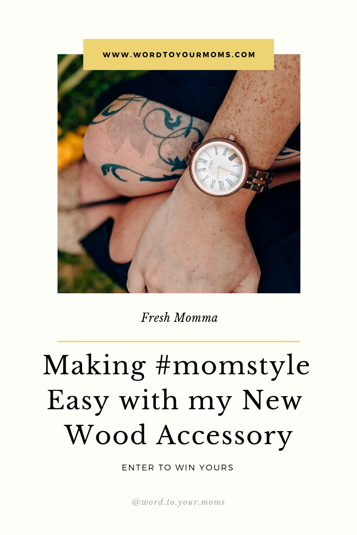 Making #momstyle Easy with my New Wood Accessory